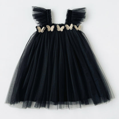 Flounced Sieve Tube Top Main Dress Puffy Birthday