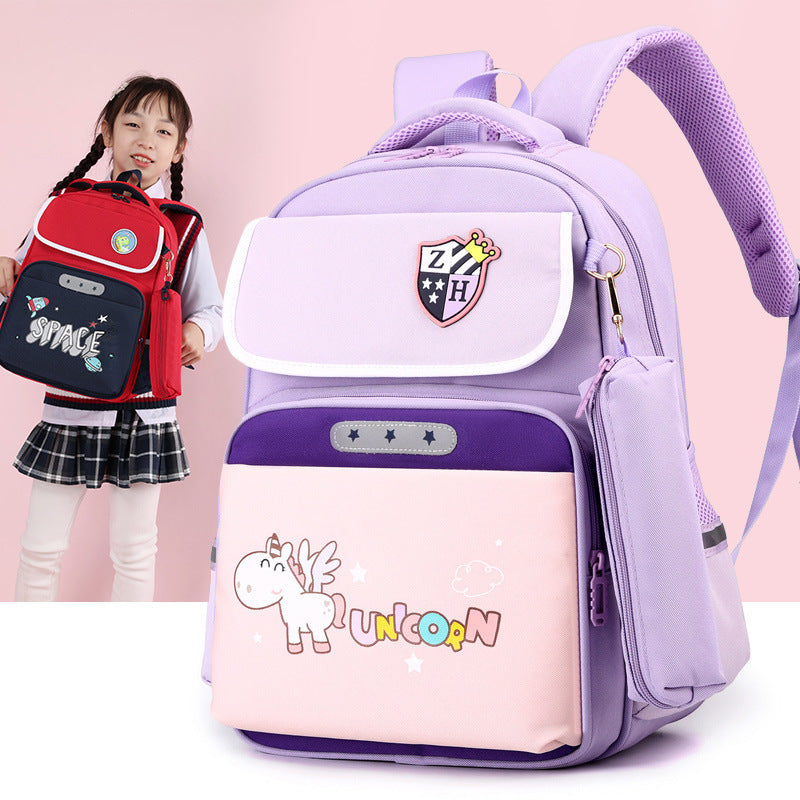 Children's Large Capacity Bag For Burden Reduction And Spine Protection