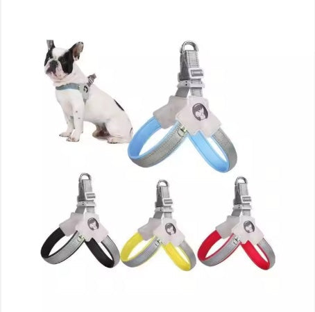 Pet Dog Cat Harness, Pet Harness With Leash Group, Adjustable Puppy Harness Comfortable Reflective Easy Control Dog With Leather (Available)
