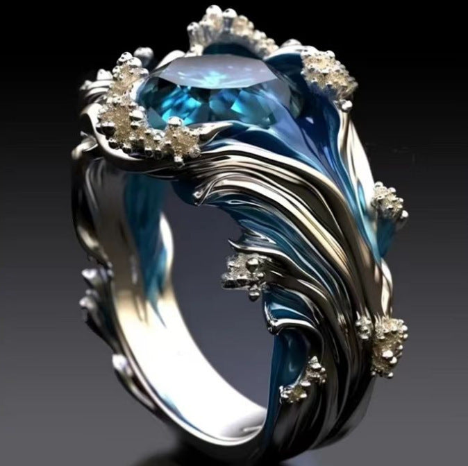 HAILANG Resin Fashion Diamond Women's Ring (Available)