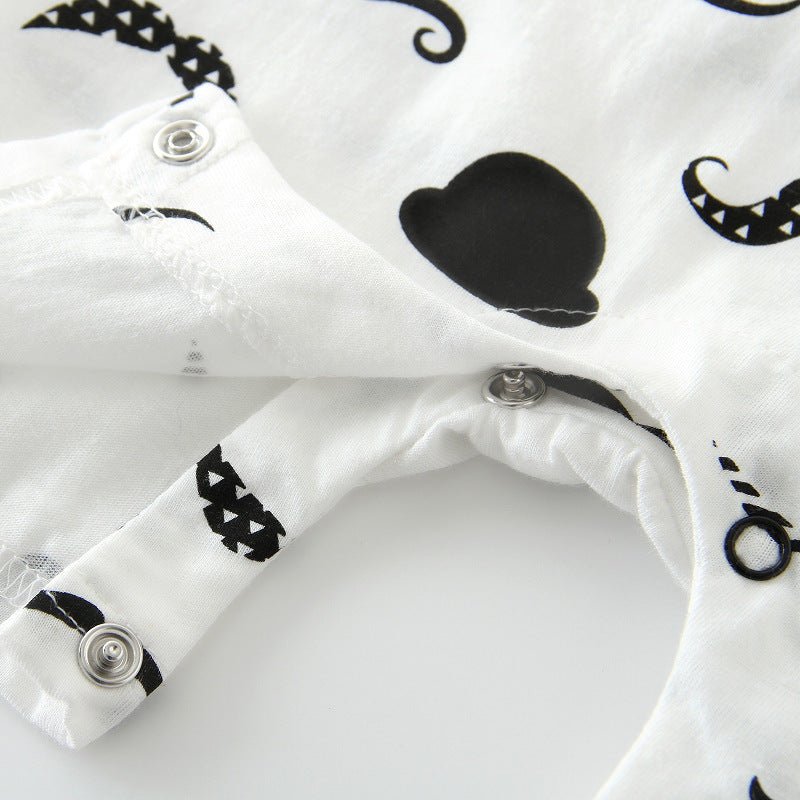 Baby bow gentleman climbing suit (Available) - Mom & Kids