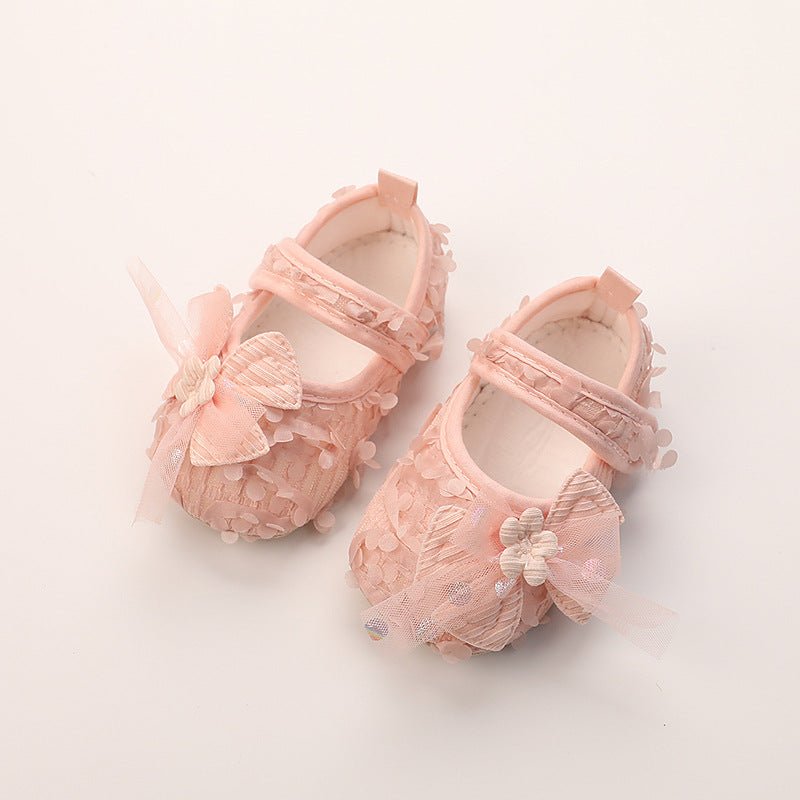 Baby Princess Shoes Non-slip Soft Bottom _ Pink (Available) - Mom & Kids