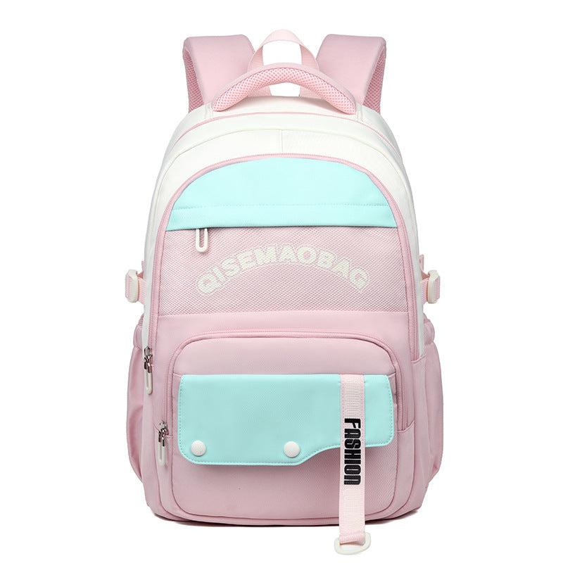 Fashion Color Contrast Leisure Travel Backpack