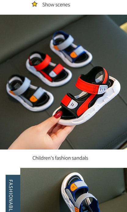 Boys Soft Soles Baby Beach Shoes For Students Leisure(Available) - Mom & Kids