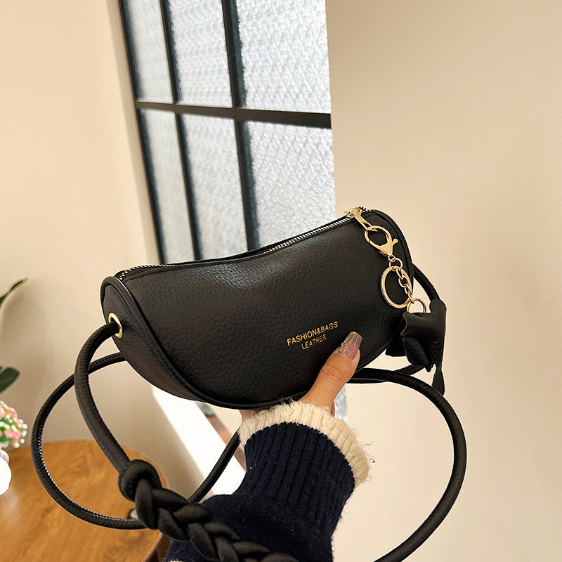 High-End Small Saddle Bag for Women, 2026 New Model, Trendy This Year, Casual Versatile Ins Niche Crossbody Bag - image 9