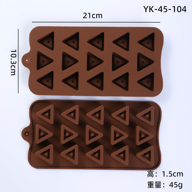 Cross-Border Multi-Style Cartoon Silicone Chocolate Mold Numbers and Letters DIY Baking Mold Fudge Ice Cube Mold - Yk-45-104