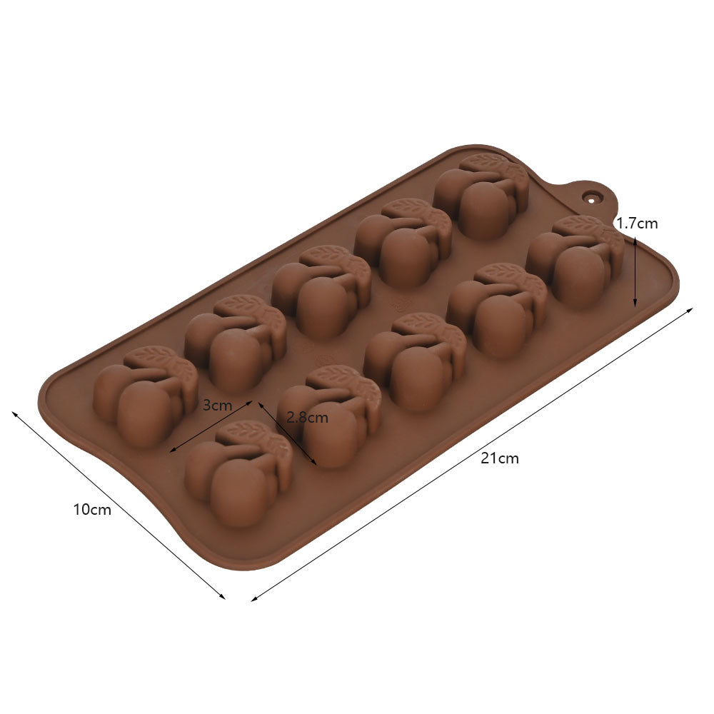 Cross-Border Multi-Style Cartoon Silicone Chocolate Mold Numbers and Letters DIY Baking Mold Fudge Ice Cube Mold - YK-45-43