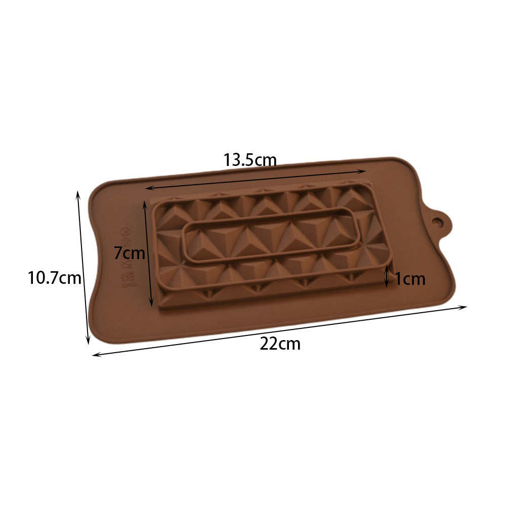 Cross-Border Multi-Style Cartoon Silicone Chocolate Mold Numbers and Letters DIY Baking Mold Fudge Ice Cube Mold - YK-45-74