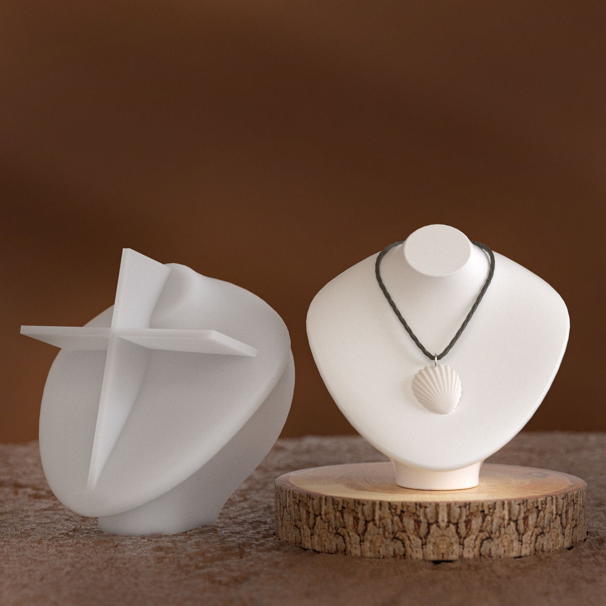 Cross-Border Human Body Art Necklace Display Stand Resin Silicone Mold Glue DIY Plaster Jewelry Display Stand Wholesale…