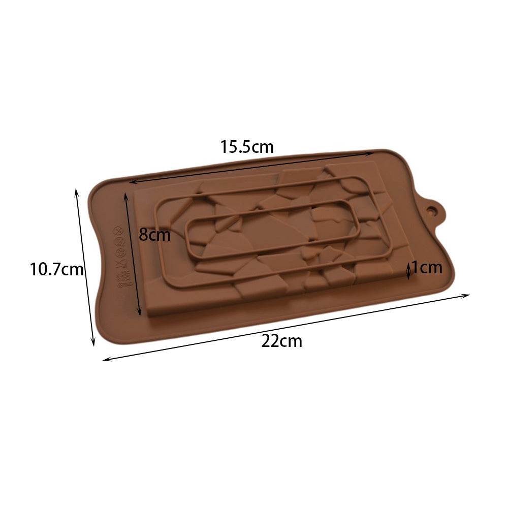 Cross-Border Multi-Style Cartoon Silicone Chocolate Mold Numbers and Letters DIY Baking Mold Fudge Ice Cube Mold - YK-45-75