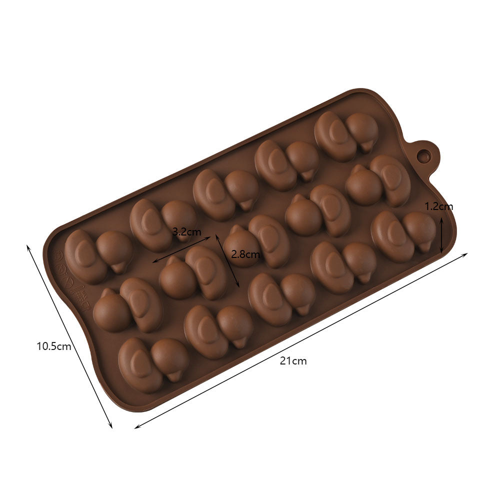Cross-Border Multi-Style Cartoon Silicone Chocolate Mold Numbers and Letters DIY Baking Mold Fudge Ice Cube Mold - YK-45-3