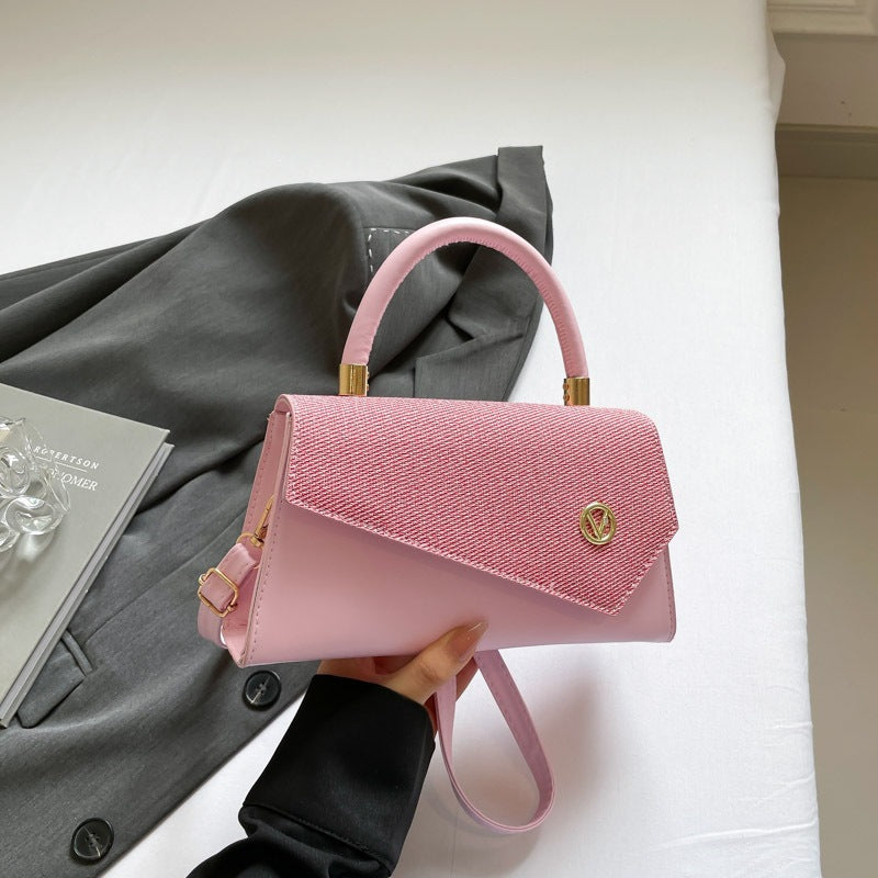 Simple Women's Bag 2026 Summer New Style Diamond-Encrusted Fashion Handbag High-End Crossbody Small Square Bag for Women…