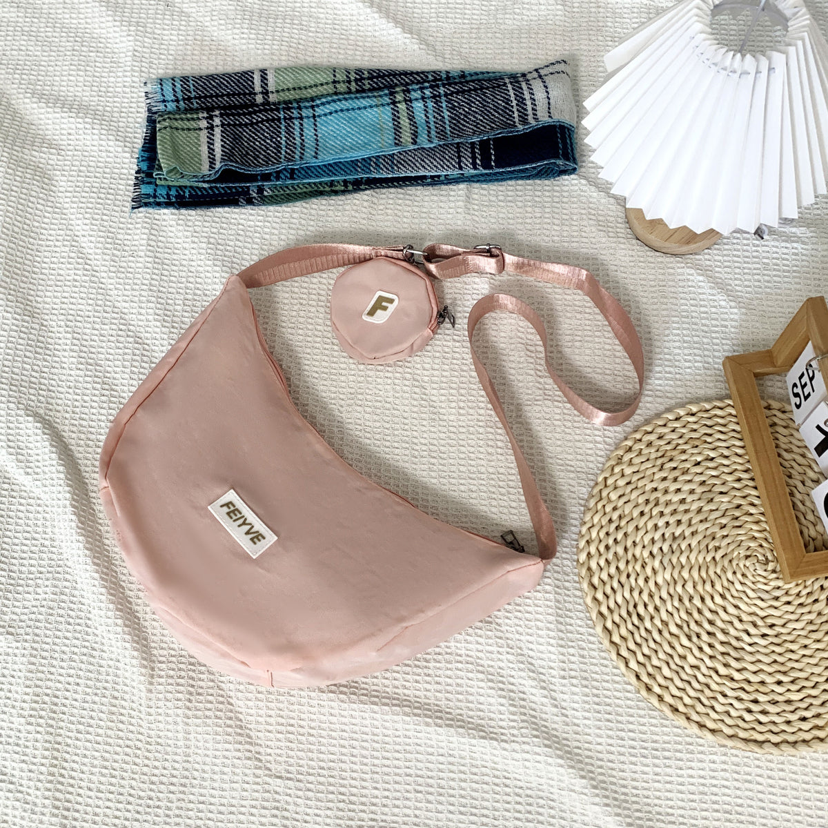 Nylon dumpling bag Japanese style all-match messenger bag casual large capacity canvas bag summer class shoulder commuter…