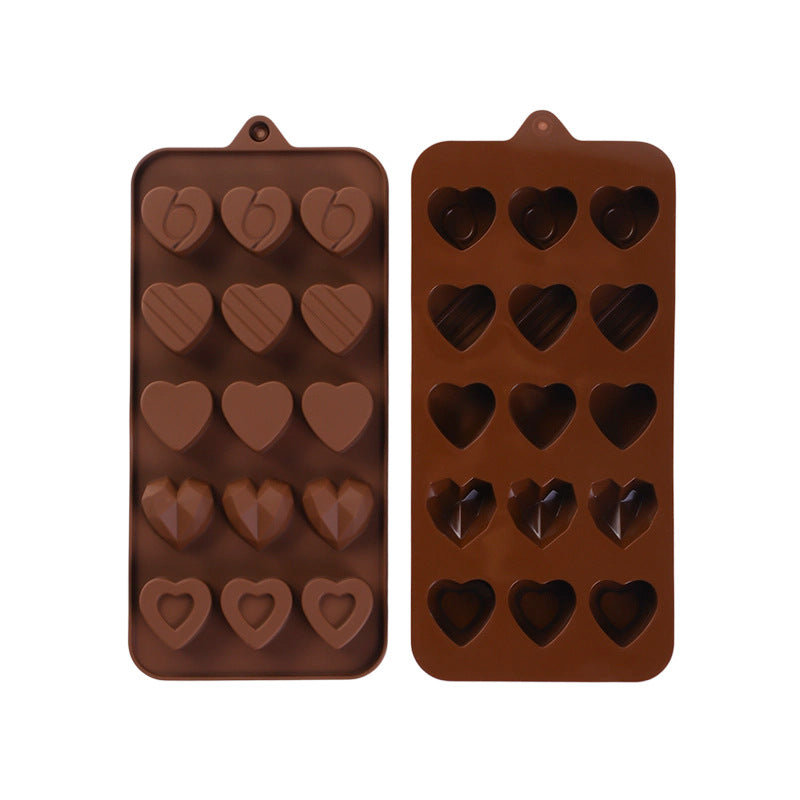 Cross-Border Multi-Style Cartoon Silicone Chocolate Mold Numbers and Letters DIY Baking Mold Fudge Ice Cube Mold - image 5