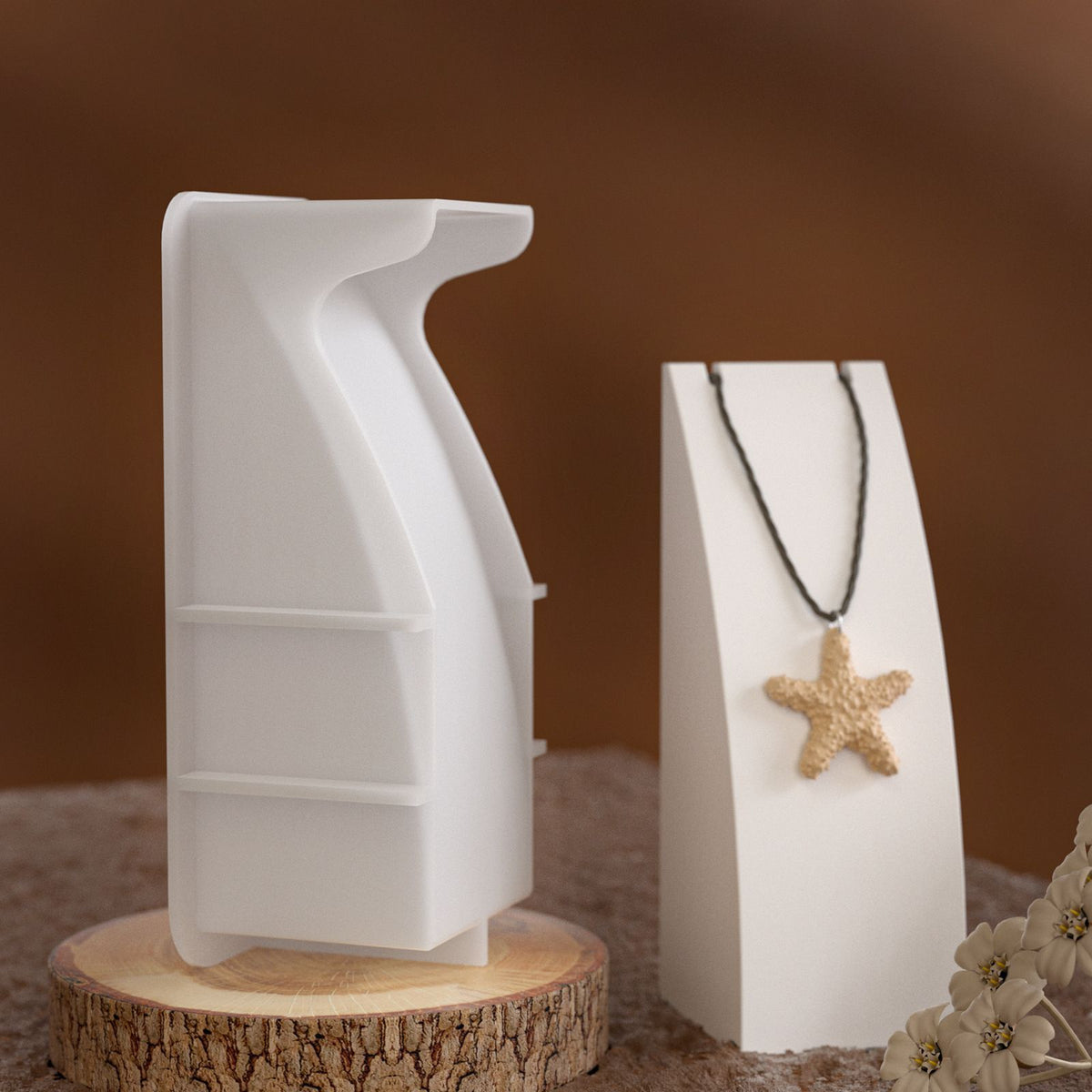 Cross-Border Human Body Art Necklace Display Stand Resin Silicone Mold Glue DIY Plaster Jewelry Display Stand Wholesale…
