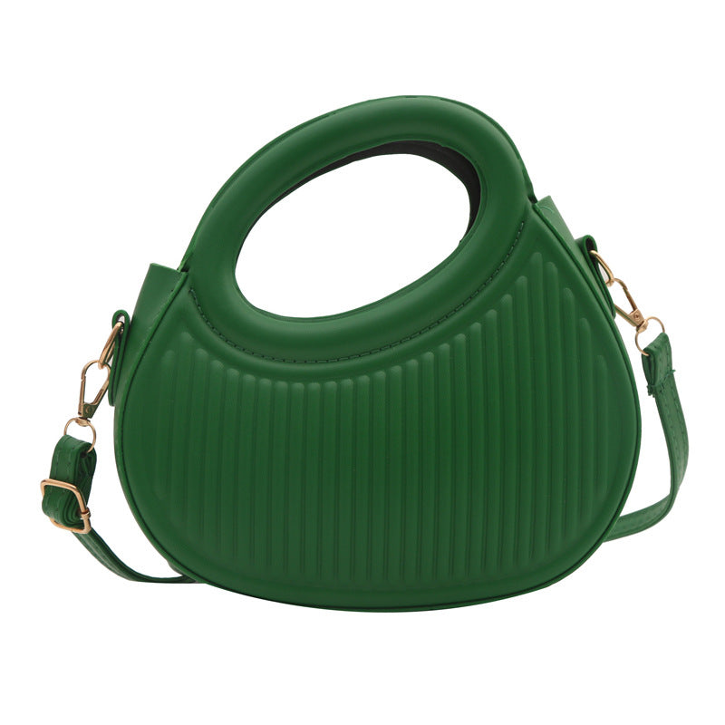 Solid Color Hand Bag Women's 2024 Early Spring New Fashionable Casual Fashion Stylish Portable Crossbody Bag Small Bag…