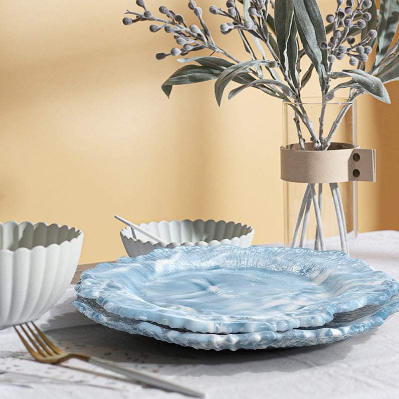 DIY Poppy Crystal Epoxy Mold, Irregular Shaped Plate, Fruit Storage Dish, Ornament Silicone Mold - image 5