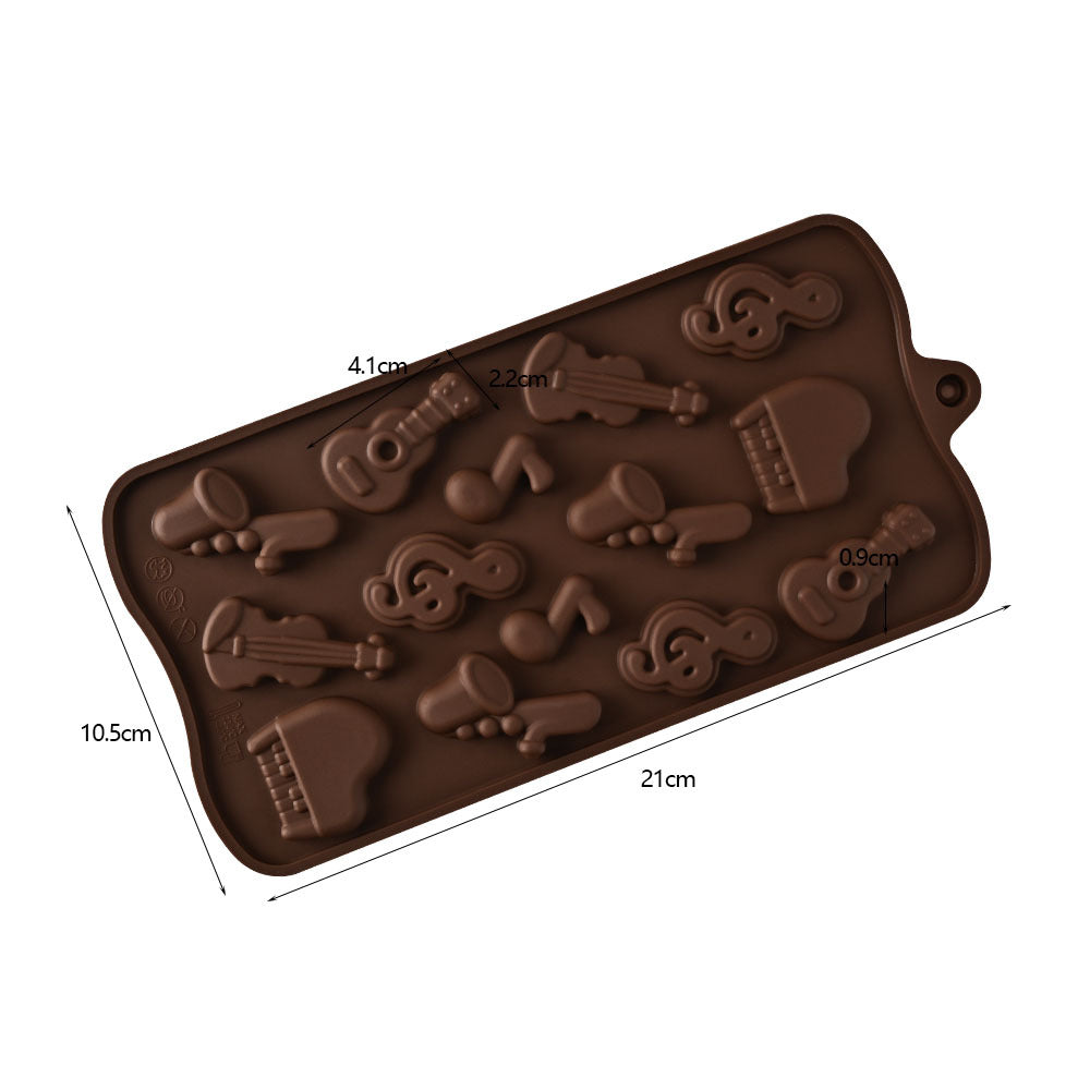 Cross-Border Multi-Style Cartoon Silicone Chocolate Mold Numbers and Letters DIY Baking Mold Fudge Ice Cube Mold - YK-45-19