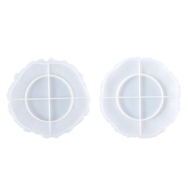 DIY Poppy Crystal Epoxy Mold, Irregular Shaped Plate, Fruit Storage Dish, Ornament Silicone Mold - image 6