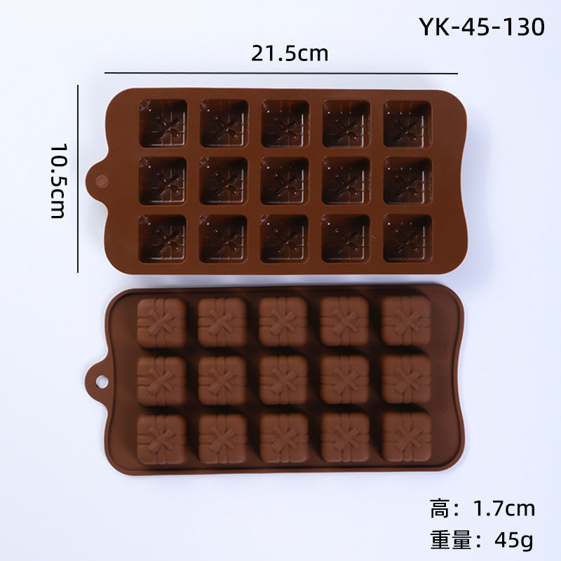 Cross-Border Multi-Style Cartoon Silicone Chocolate Mold Numbers and Letters DIY Baking Mold Fudge Ice Cube Mold - Yk-45-130