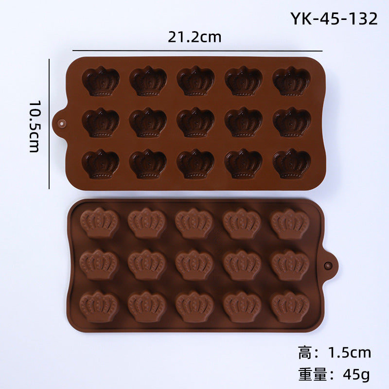 Cross-Border Multi-Style Cartoon Silicone Chocolate Mold Numbers and Letters DIY Baking Mold Fudge Ice Cube Mold - Yk-45-132