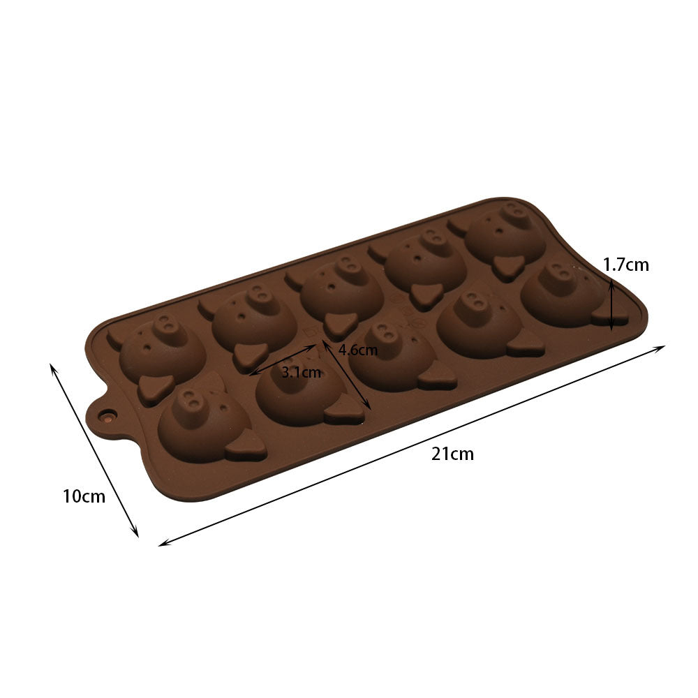 Cross-Border Multi-Style Cartoon Silicone Chocolate Mold Numbers and Letters DIY Baking Mold Fudge Ice Cube Mold - YK-45-31