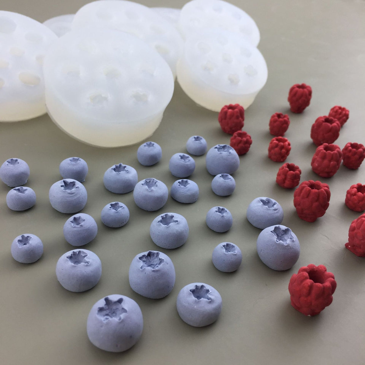 DIY Fruit Series Blueberry Raspberry Silicone Mold Chocolate Fondant Candy Gum Gypsum Decorative Tool - image 4