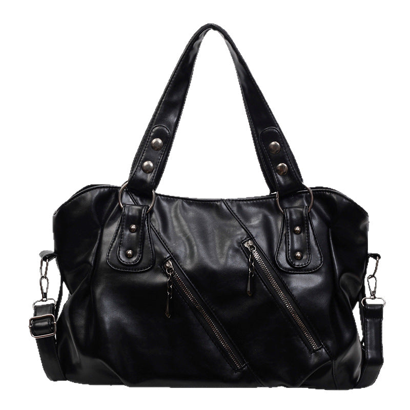 Large-Capacity Bag 2025 New Single Shoulder Crossbody Business Trip Luggage Bag Women's Casual Retro Versatile Satchel…