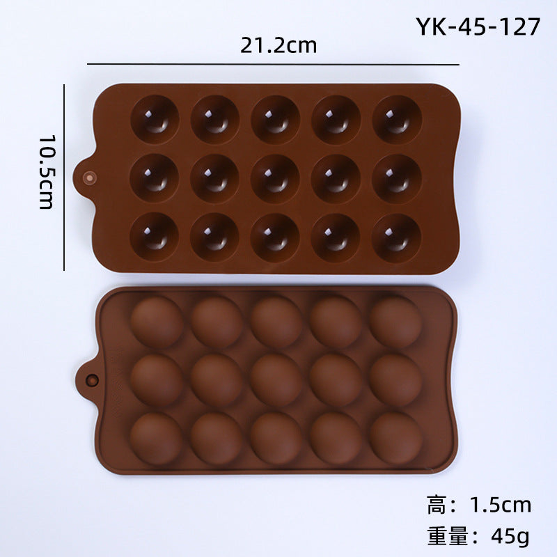 Cross-Border Multi-Style Cartoon Silicone Chocolate Mold Numbers and Letters DIY Baking Mold Fudge Ice Cube Mold - Yk-45-127