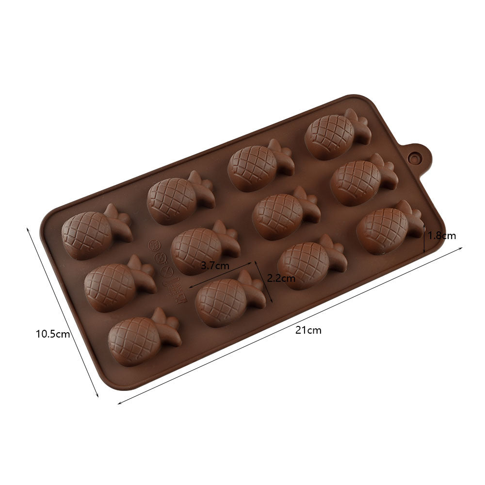 Cross-Border Multi-Style Cartoon Silicone Chocolate Mold Numbers and Letters DIY Baking Mold Fudge Ice Cube Mold - YK-45-22