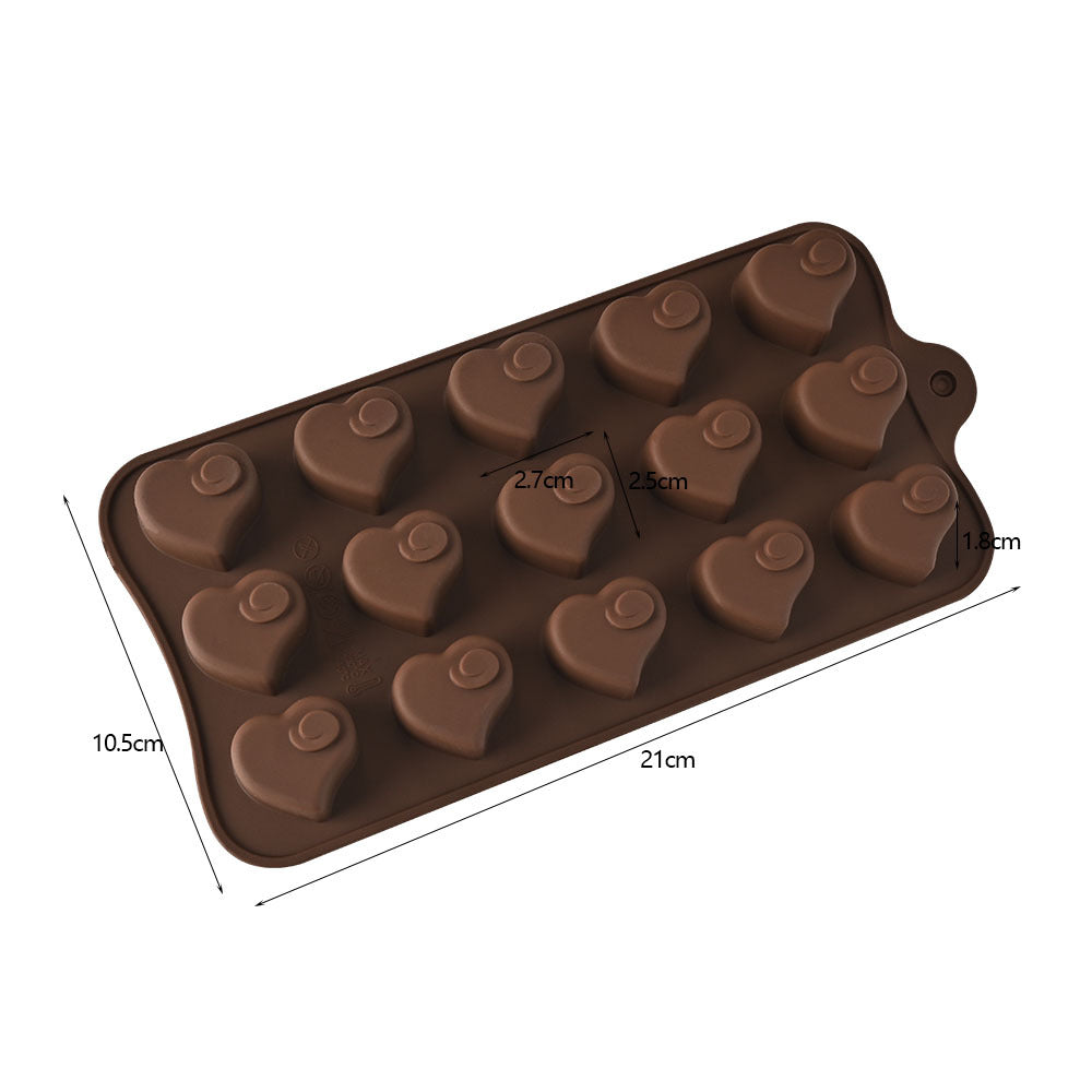 Cross-Border Multi-Style Cartoon Silicone Chocolate Mold Numbers and Letters DIY Baking Mold Fudge Ice Cube Mold - YK-45-7