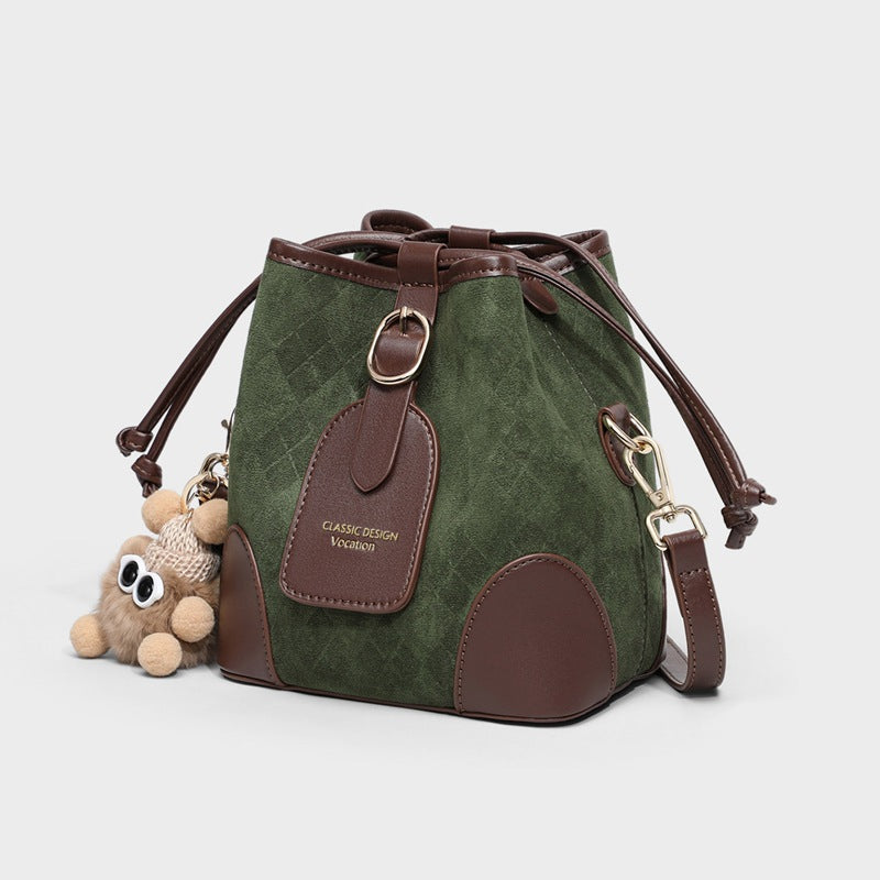 Bucket Bag 2026 New Women's Bag Autumn and Winter Shoulder Bag Small Bag Versatile High-End Fashion Commuter Crossbody Bag…