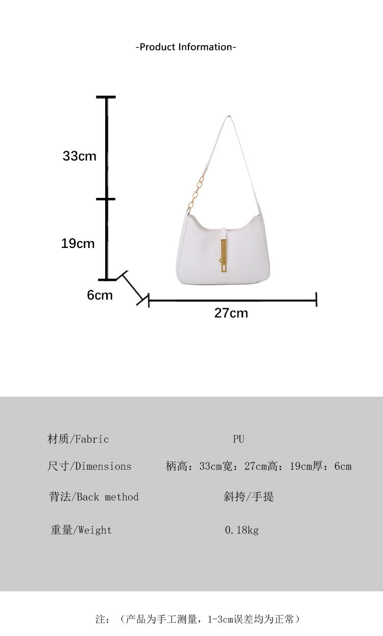 Korean Niche Design Bag for Women 2025 Summer New Texture Handheld Armpit Bag Versatile Fashion Shoulder Bag - image 16