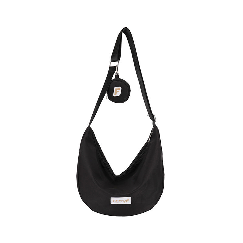 Nylon dumpling bag Japanese style all-match messenger bag casual large capacity canvas bag summer class shoulder commuter…