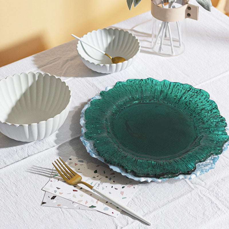 DIY Poppy Crystal Epoxy Mold, Irregular Shaped Plate, Fruit Storage Dish, Ornament Silicone Mold - image 4