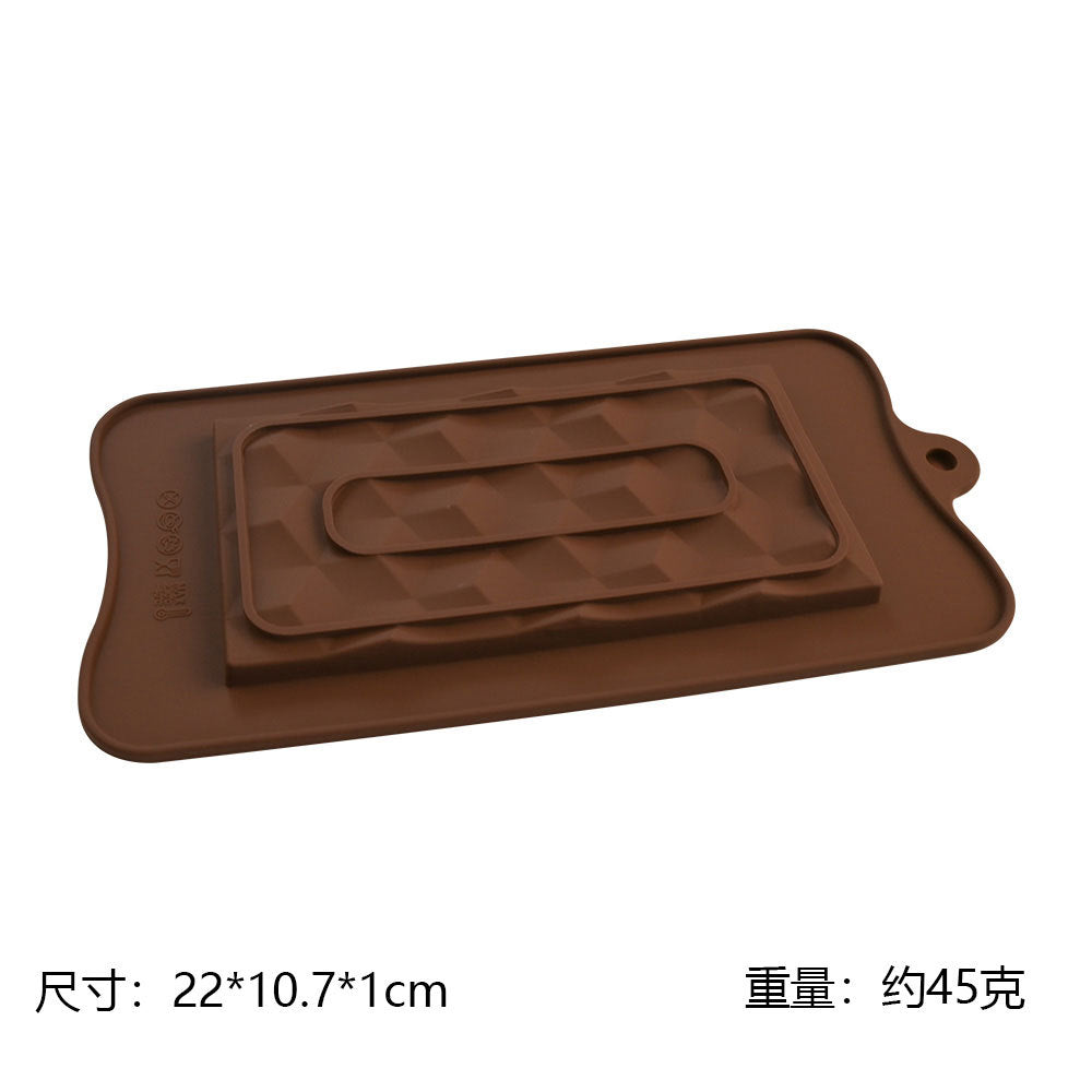 Cross-Border Multi-Style Cartoon Silicone Chocolate Mold Numbers and Letters DIY Baking Mold Fudge Ice Cube Mold - YK-45-82