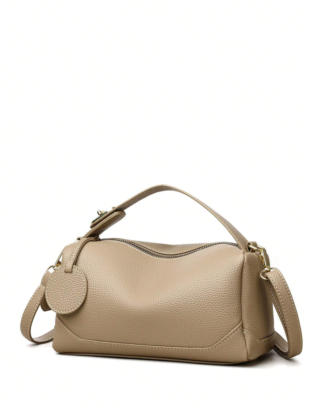 Bag Women's New Fashion Crossbody Soft Leather Large Capacity Commuter Boston Pillow Bag Women's Bag Hand Shoulder Bag…