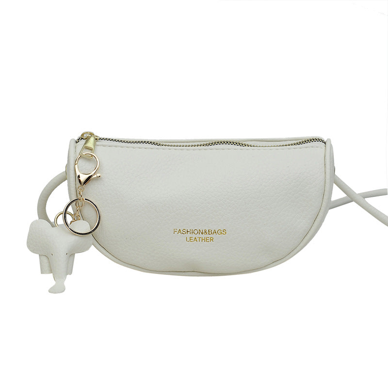 High-End Small Saddle Bag for Women, 2026 New Model, Trendy This Year, Casual Versatile Ins Niche Crossbody Bag - cream white