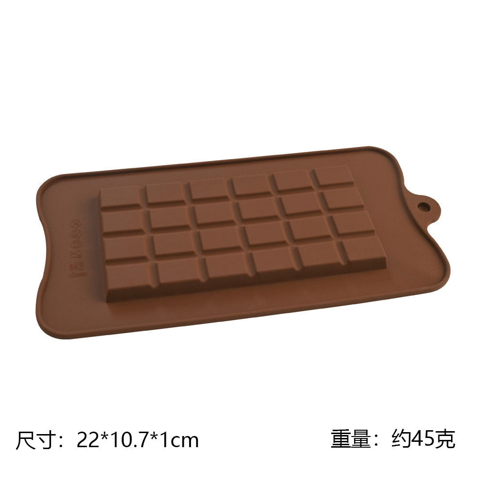 Cross-Border Multi-Style Cartoon Silicone Chocolate Mold Numbers and Letters DIY Baking Mold Fudge Ice Cube Mold - YK-45-86