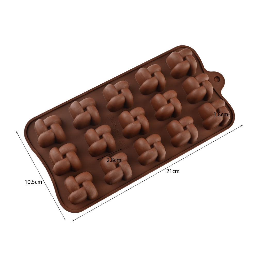 Cross-Border Multi-Style Cartoon Silicone Chocolate Mold Numbers and Letters DIY Baking Mold Fudge Ice Cube Mold - YK-45-15
