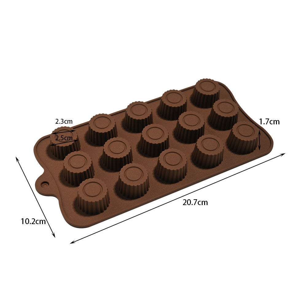 Cross-Border Multi-Style Cartoon Silicone Chocolate Mold Numbers and Letters DIY Baking Mold Fudge Ice Cube Mold - YK-45-65