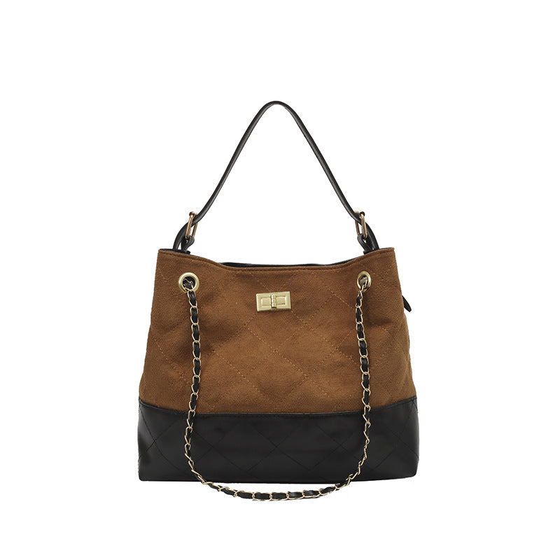 Niche Design Women's Bag Large Capacity Fashionable Portable Tote Bag Autumn and Winter New Korean Style Retro Armpit Bag…