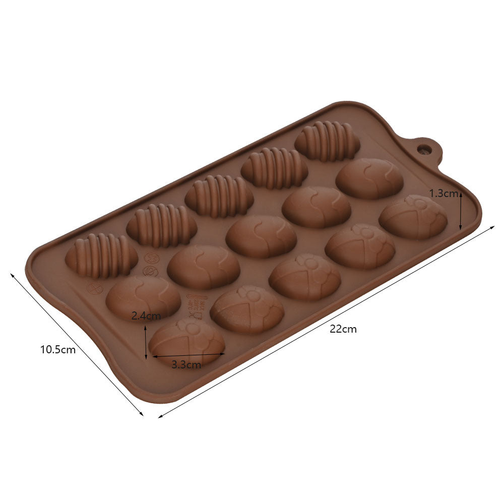 Cross-Border Multi-Style Cartoon Silicone Chocolate Mold Numbers and Letters DIY Baking Mold Fudge Ice Cube Mold - YK-45-28