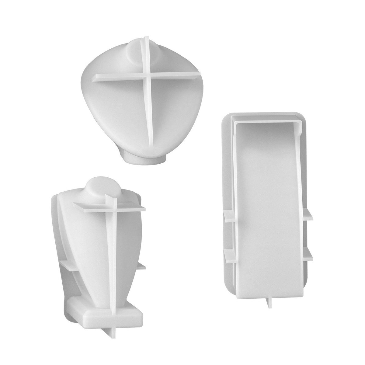 Cross-Border Human Body Art Necklace Display Stand Resin Silicone Mold Glue DIY Plaster Jewelry Display Stand Wholesale…