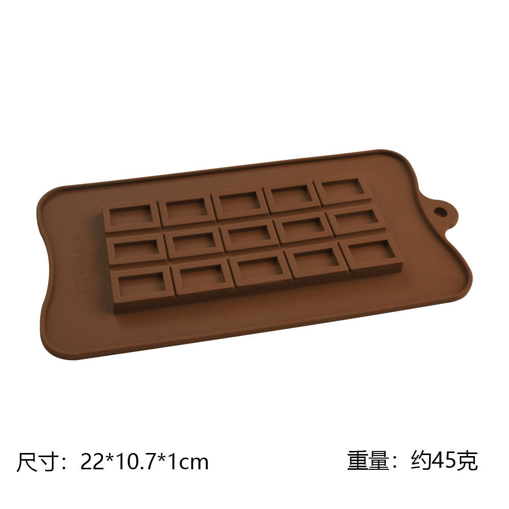 Cross-Border Multi-Style Cartoon Silicone Chocolate Mold Numbers and Letters DIY Baking Mold Fudge Ice Cube Mold - YK-45-83