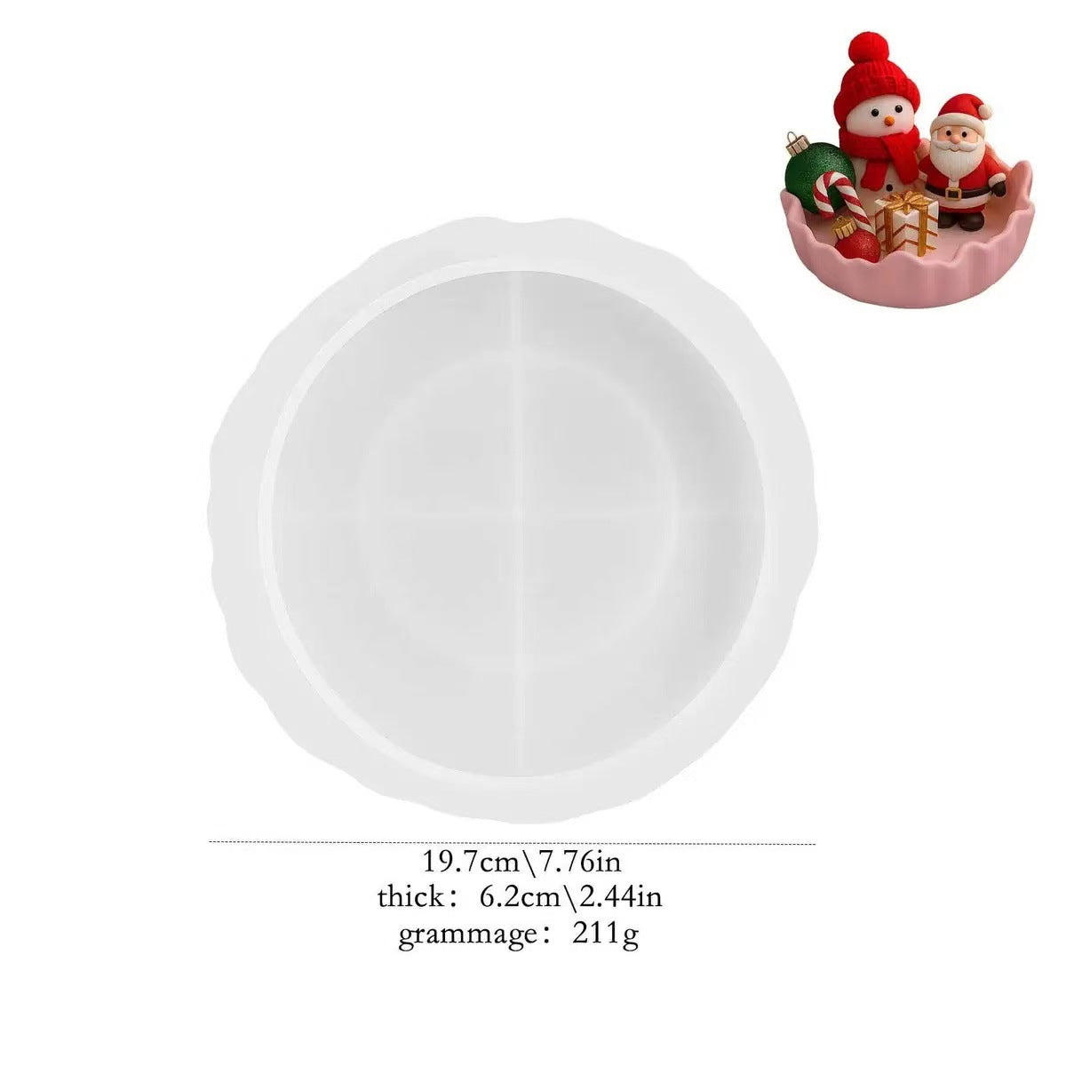 Pang Yaya DIY Crystal Resin Irregular Tray Silicone Mold Flower Pot Fruit Plate Shelf Display Storage Mold - Irregular…