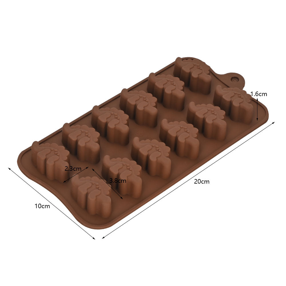 Cross-Border Multi-Style Cartoon Silicone Chocolate Mold Numbers and Letters DIY Baking Mold Fudge Ice Cube Mold - YK-45-37