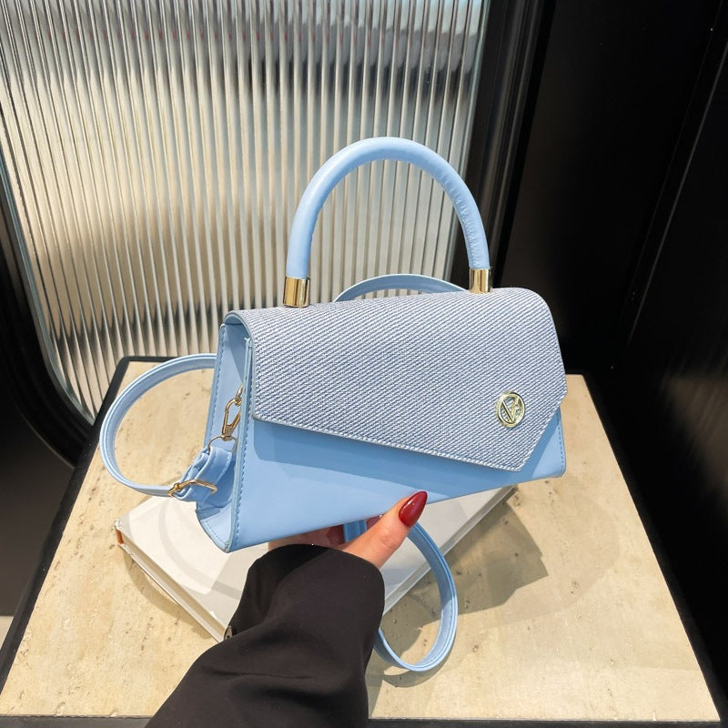 Simple Women's Bag 2026 Summer New Style Diamond-Encrusted Fashion Handbag High-End Crossbody Small Square Bag for Women…