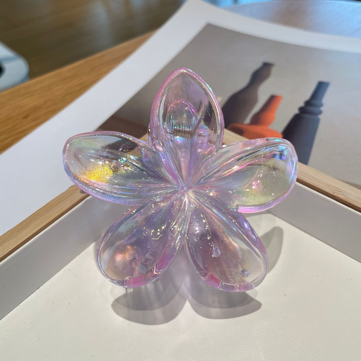 Flower Barrettes Women's Colorful Updo Gadget Hair Accessories