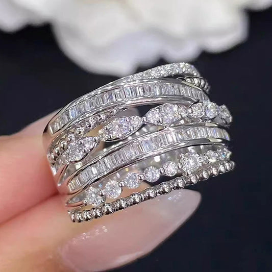 Geometric Design Ring For Women